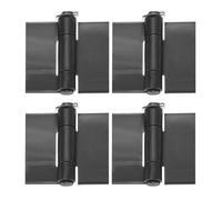 sourcing map 4 Pack Heavy Duty Weldable Hinges, 4.13" x 4.53" x 0.16" Weld on Butt Hinge Corrosion and Rust Resistant Folding Metal Gate Hinges for Trailer Doors