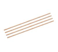 sourcing map 4 Pack Pure Copper Round Rod 7.5mm/0.3 Inch Diameter 354mm/13.94 Inch Length Solid Copper Rod Lathe Bar Stock for DIY Metal Craft Metal Working Hobbies