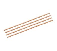 sourcing map 4 Pack Pure Copper Round Rod 9mm/0.35 Inch Diameter 354mm/13.94 Inch Length Solid Copper Rod Lathe Bar Stock for DIY Metal Craft Metal Working Hobbies