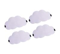 sourcing map 4 Pack Sleep Mask, 3D Blocking Light Eye Mask Soft Breathable Cloud Shape for Men Women Eye Shade Cover with Adjustable Strap for Sleeping Travel Office Nap Side Sleeper, Purple