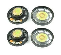 sourcing map 4 Pcs 0.25W 8 Ohm 29mm Diameter Round Magnet Speaker Loudspeaker Horn