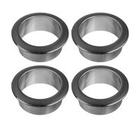 sourcing map 4 Pcs 1.38 inch (35mm) Nylon Desk Grommets, Plastic Cable Hole Cover, Wire Cord Cable Organizer for Computer Desk Cabinet, Black
