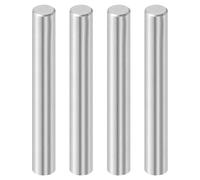 sourcing map 4 Pcs 10 mm x 70 mm Dowel Pins, 316L Stainless Steel Cylindrical Dowel Pins Shelf Support Peg Pin Rod Fasten Elements Metal Shelf Pegs Silver Tone