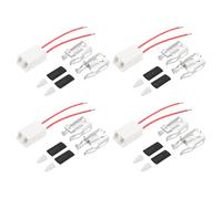 sourcing map 4 Pcs 12001676 Range Stove Element Plug, Range Burner Receptacle Kit Terminal Block for Electric Stove Replaces AP4009015, PS1570190, 560468