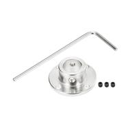 sourcing map 4 Pcs 12mm Flange Coupling Connector Rigid Guide Model Coupler Accessory Shaft Axis Fittings with Mini Hex Wrench and Fastening Screw for DIY RC Model Motors