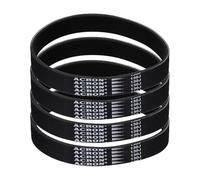 sourcing map 4 Pcs 130J8 PJ V-Ribbed Belt 8 Ribs 13" Length x 0.74" Width x 0.14" Height, EPDM Rubber Poly V Belt, Multi Wedge Micro V Belt