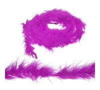 sourcing map 4 Pcs 2.2 Yards Feather Boa, Colourful Feather Boas Bulk, Artificial Fluffy Boas for Costume, DIY Craft, Home Wedding Party Decoration, Rose Red