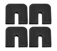 sourcing map 4 Pcs 2.8x2.8x0.39 Inch Rubber Isolator Pad, U-shaped Air Conditioner Shock Pad, Anti Vibration Pads for Air Conditioner Outdoor Condenser Unit