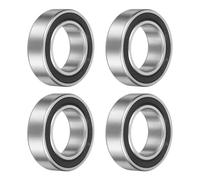 sourcing map 4 Pcs 254212-2RS Non-Standard Ball Bearings 25mm ID x 42mm OD x 12mm Thickness Bearings Double Rubber Sealed Chrome Steel Bearing for Industrial Machinery