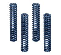 sourcing map 4 Pcs 3D Printer Die Spring, 10mm OD 50mm Length Light Load Compression Mould Die Spring for Mechanical Equipment 3D Printer Electric Part Accessories, Blue