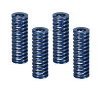 sourcing map 4 Pcs 3D Printer Die Spring, 12mm OD 35mm Length Light Load Compression Mould Die Spring for Mechanical Equipment 3D Printer Electric Part Accessories, Blue