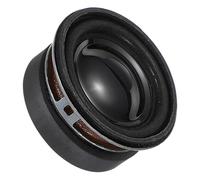 sourcing map 4 Pcs 3W 4 Ohm Small Speakers Metal Shell Round Micro External Magnet Speaker for Mini Speakers DVD EVD Multimedia Mobile Portable Advertising Machine,36x32mm Black