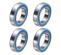 sourcing map 4 Pcs 6804-2RS Deep Groove Micro Bearing, 20x32x7mm Double Rubber Sealed Chrome Steel Small Bearings (ABEC5, Z4 Low Noise)