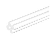 sourcing map 4 Pcs Acrylic Round Rods 23/64" x 12" Clear Acrylic Dowel Rods Sticks Plastic Sticks Strip for Model Making DIY Crafts Lighting Gardening Decorations - 9mm x 300mm