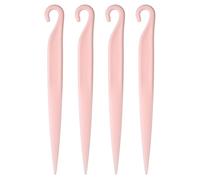sourcing map 4 Pcs Cake Knife Scraper, Plastic Cake Stripping Knife Cookie Baking Tools Kitchen Accessories for Bread Toast Desserts Pastry DIY Baking, Light Pink
