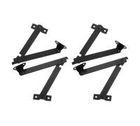 sourcing map 4 Pcs Lid Support Hinge, Rotatable Folding Lift Up Hinge for Furniture Wooden Boxes Jewelry Case Chest Cabinet Cupboard, 7.4"x0.51"