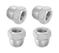 sourcing map 4 Pcs M14x2mm Acorn Cap Nuts, 304 Stainless Steel Metric Hex Cap Dome Head Hardware Nuts, Bright Finish for Light Fixtures, Machine, DIY Projects
