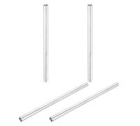 sourcing map 4 Pcs M3x100mm Round Aluminum Standoff Column Spacer, Coupling Screws Female Threaded Spacers for RC Multirotor Parts DIY FPV Quadcopter (Silver Tone)