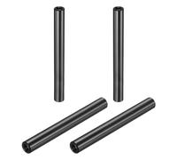 sourcing map 4 Pcs M3x45mm Round Aluminum Standoff Column Spacer, Coupling Screws Female Threaded Spacers for RC Multirotor Parts DIY FPV Quadcopter (Black)