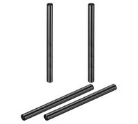 sourcing map 4 Pcs M3x70mm Round Aluminum Standoff Column Spacer, Coupling Screws Female Threaded Spacers for RC Multirotor Parts DIY FPV Quadcopter (Black)