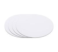 sourcing map 4 Pcs Magnetic Vent Covers, Dia.6.5" Round Air Vent Covers Standard Air Register Cap for Wall Floor Ceiling HVAC Fireplace Furnace, Black and White