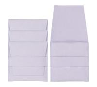 sourcing map 4 Pcs Microfiber Jewelry Pouch, 8 x 8cm Jewelry Packaging Bag Small Portable Envelope Style Storage Pouch for Earring Bracelet Necklace Brooches Pendants Packaging, Purple