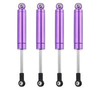 sourcing map 4 Pcs RC Shock Absorber 1/10 102mm Internal Spring Oil Shock Absorber Dampers for 1/10 RC Car Crawler Racing Truck Upgrade Parts, Purple