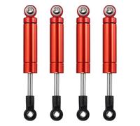 sourcing map 4 Pcs RC Shock Absorber 1/10 72mm Internal Spring Oil Shock Absorber Dampers for 1/10 RC Car Crawler Racing Truck Upgrade Parts, Red