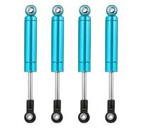 sourcing map 4 Pcs RC Shock Absorber 1/10 82mm Internal Spring Oil Shock Absorber Dampers for 1/10 RC Car Crawler Racing Truck Upgrade Parts, Sky Blue