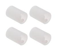 sourcing map 4 Pcs Round Silicone Cabinet Handle Corner Guards, Door Handle Safety Soft Edge Protector, Anti Collision Corner Drawer Bumpers for Table, Wardrobe, Furniture Handles, Frosted