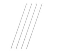 sourcing map 4 Pcs Round Steel Rod 2.4mm Diameter HSS Lathe Bar Stock Tool 200mm Long for Shaft Gear Drill Lathes Boring Machine Turning Miniature Axle Cylindrical Pin DIY Craft Tool