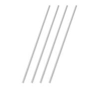 sourcing map 4 Pcs Round Steel Rod 2.8mm Diameter HSS Lathe Bar Stock Tool 150mm Long for Shaft Gear Drill Lathes Boring Machine Turning Miniature Axle Cylindrical Pin DIY Craft Tool