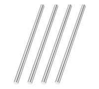 sourcing map 4 Pcs Round Steel Rod 8mm Diameter HSS Lathe Bar Stock Tool 100mm Long for Shaft Gear Drill Lathes Boring Machine Turning Miniature Axle Cylindrical Pin DIY Craft Tool
