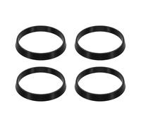 sourcing map 4 Pcs Rubber Washers, 40mm/1.57" Rubber O Ring Seals Gasket Washers for 1 1/2 Inch Drain Pipe Sink Drains for Seals Repair Shower Hose Faucet Shower Head, Black