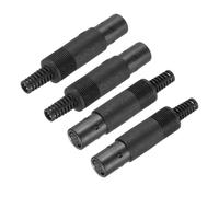 sourcing map 4 Pcs S-Video DIN Mini Female Socket 8 Pin Signal Transmission Mini Plug Mini Din Connector for TV DVD Computer Player(PS/2 Plug)