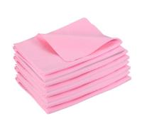 sourcing map 4 Pcs Shammy Cloth for Car Drying, 26 x 17 Inch Chamois Towel for Car Reusable Soft Shammy Towel Super Absorbent Towels for SUV Truck Home, Pink