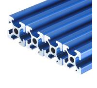 sourcing map 4 Pcs t Slot 2020 Aluminum Extrusion Profile 300mm 12 inch, European Standard Anodized Blue Linear Rail Extrusion Frame for 3D Printer, CNC Machine