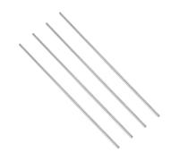sourcing map 4 Pcs Titanium Round Rod, 3.5mm Dia 153mm Length GR5 Metal Solid TC4 Titanium Round Bar for Model Plane Cars Ship DIY Craft Metal Working [0.14" x 6"]