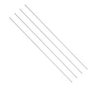 sourcing map 4 Pcs Titanium Round Rod, 3mm Dia 356mm Length GR5 Metal Solid TC4 Titanium Round Bar for Model Plane Cars Ship DIY Craft Metal Working [0.12" x 14"]
