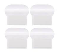 sourcing map 4 Pcs Toilet Lid Lifter, Self Adhesive Toilet Seat Lifter Toilet Seat Handle Lift Tools Avoid Touching Toilet Cover Bathroom Accessories for Home, Office, Hotel (White)