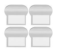 sourcing map 4 Pcs Toilet Lid Lifter, Self Adhesive Toilet Seat Lifter Toilet Seat Handle Lift Tools Avoid Touching Toilet Cover Bathroom Accessories for Home, Office, Hotel (Grey)