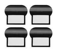 sourcing map 4 Pcs Toilet Lid Lifter, Self Adhesive Toilet Seat Lifter Toilet Seat Handle Lift Tools Avoid Touching Toilet Cover Bathroom Accessories for Home, Office, Hotel (Black)