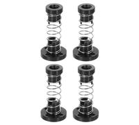 sourcing map 4 Pcs Tr8x4 T8 POM Anti Backlash Spring Loaded Nut, Elimination Gap Nut (Acme Thread, 2mm Pitch, 2 Start, 4mm Lead) with 3.5mm Holes for DIY CNC 3D Printer Parts