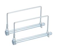 sourcing map 4 Pcs Trailer Coupler Pin (10mm x 120mm(D*L)) - Trailer Hitch Pin Coupler Square Safety Shaft Locking Pin for Farm Trailers Wagons Lawn Kayak Boat