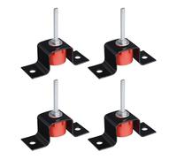 sourcing map 4 Pcs Wall Spring Vibration Isolator Hangers, Shockproof Damping Mount Hanger for Air Handling Units Home Theaters Air Conditioner