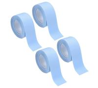 sourcing map 4 Rolls Blue Caulk Sealant Strip Waterproof Self Adhesive 1.5" x 10.5Ft Toilet Caulk Tape, Bathtub Caulk Sealing Strip for Kitchen Countertop, Sink, and Floor Edge Protector