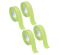 Sourcing Map 4 Rolls Green PVC Caulk Sealant Strip, Waterproof Self-Adhesive 0.87" x 10.5Ft, Toilet & Bathtub Caulk Tape