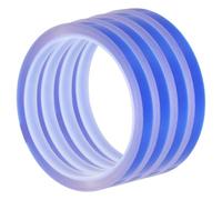 sourcing map 4 Rolls Heat Tape 10mm x 33m High Temperature Heat Resistant Transfer Tape for Sublimation Press Vinyl Electronics 3D Printers DIY Crafts, Blue