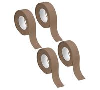 sourcing map 4 Rolls of Brown Caulk Sealant Strip Waterproof Self Adhesive, 0.87" x 10.5Ft Toilet Caulk Tape, Bathtub Caulk Sealing Strip for Kitchen Countertop, Sink, and Floor Edge Protector