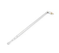 sourcing map 4 Section TV Radio Telescopic Antenna Aerial 61.5cm Long Silver Tone